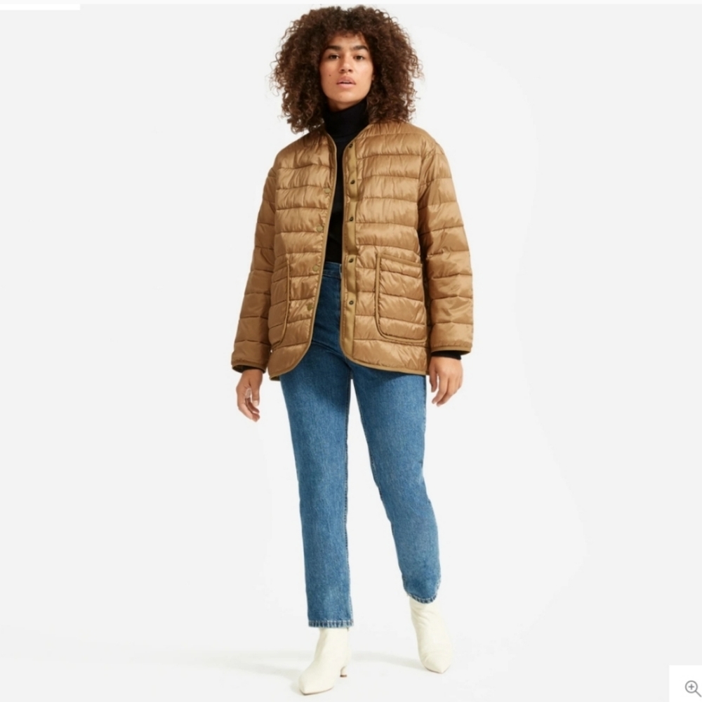 Everlane Renew Puffer - Gold